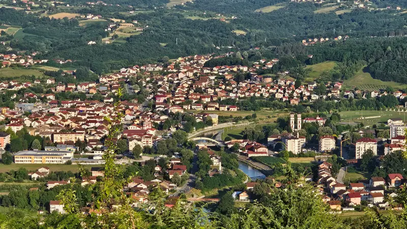 Pogled na Čelinac sa Barakovca.